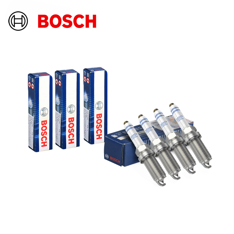 Bosch Spark Plug Iridium - 4pc Bosch Double Platinum Spark Plugs