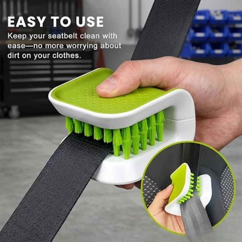 Dirt Brush Interior - Car Seat Belt Cleaning Brush, Ergonomic