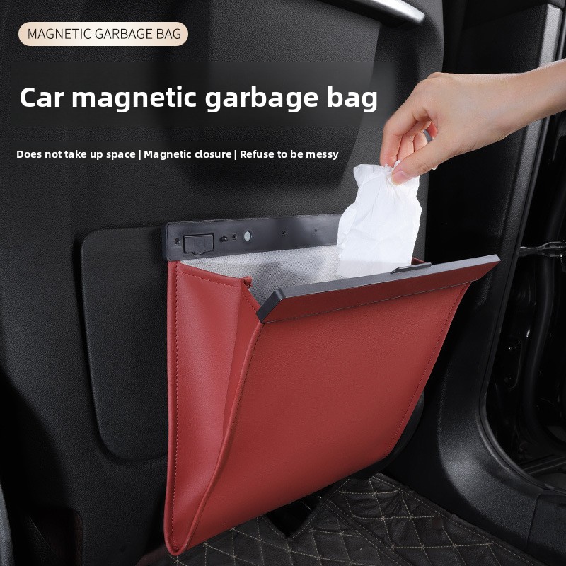 1pcs Car Leather Garbage Bags, - Leather Cleaner Interior ulasan dan harga