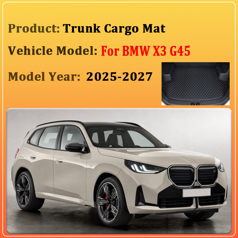 Rear Trunk Mats For BMW X3 202 - Leather Cleaner Interior ulasan dan harga